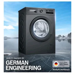 Bosch 7 kg 5 Star Front Load Fully-Automatic Washing Machine, AI ActiveWater, 15 Wash Programs, Removes 99.9% Germs with Steam, No Tangle or Wrinkle, SoftCare Paddle, Black, WAJ24209IN
100+ bought in past month