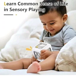 TurtleBee 6-in-1 Montessori Toy | Life Skill Builder Cube | Toys for Kids 1–3 Yrs | Activity Cube | Fine Motor Skills & Early Learning Development | Travel Friendly Toy | B'day Gift for 1,2,3 Yrs Old