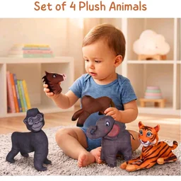 Seraphina 3D Magnetic Animal Puzzle Plush Toy | Montessori Soft Learning Toy for Babies & Kids | Interactive Sensory Educational Gift