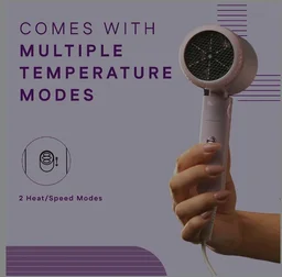 WINSTON Ionic Foldable Hair Dryer - 1200W | Compact, Foldable, and Damage-Free Drying Blow Dryer with Low Noise & Overheat Protection - 1 Year Warranty