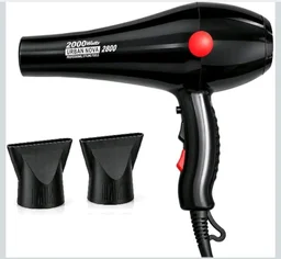 URBANNVOA Professional Hair Dryer for Men & Women | Hot & Cold Air | 2000W | Black
