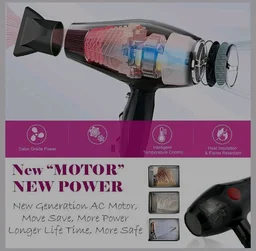URBANNVOA Professional Hair Dryer for Men & Women | Hot & Cold Air | 2000W | Black