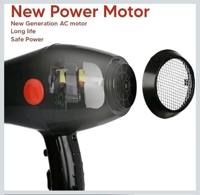 URBANNVOA Professional Hair Dryer for Men & Women | Hot & Cold Air | 2000W | Black