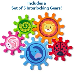 Skillmatics Spinny Gears for Babies - Fun Interlocking Spinning Gears
STEM & Sensory Toy, Suction Spinners for Windows, Table, Bath, Travel Toy, Gifts for Infants & Toddlers 6-36 Months, Set of 5
1K+ bought in past month