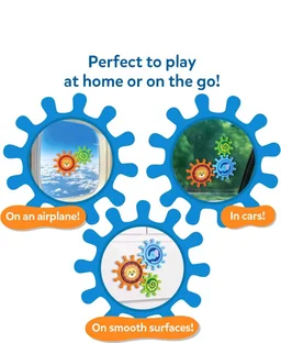 Skillmatics Spinny Gears for Babies - Fun Interlocking Spinning Gears
STEM & Sensory Toy, Suction Spinners for Windows, Table, Bath, Travel Toy, Gifts for Infants & Toddlers 6-36 Months, Set of 5
1K+ bought in past month
