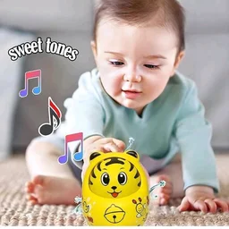 Roly Poly Push and Shake Wobbling Bell Sounds Tumbler Doll Toy for 3 Months & Above, Head Nodding Baby Rattle Birthday Gift for Toddler (Colors May Vary)
300+ bought in past month