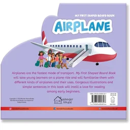 Wonder House Books
My First Shaped Board Books For Children | Transport - Airplane