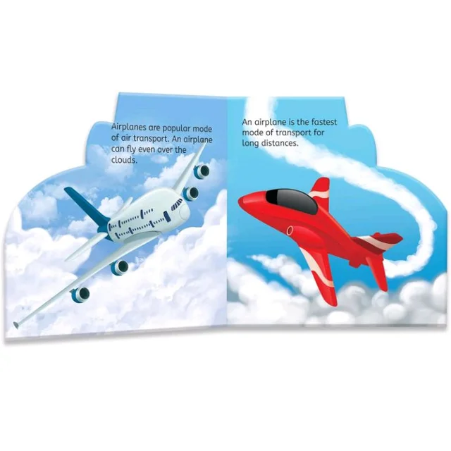 Wonder House Books
My First Shaped Board Books For Children | Transport - Airplane