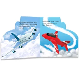 Wonder House Books
My First Shaped Board Books For Children | Transport - Airplane