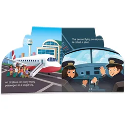 Wonder House Books
My First Shaped Board Books For Children | Transport - Airplane