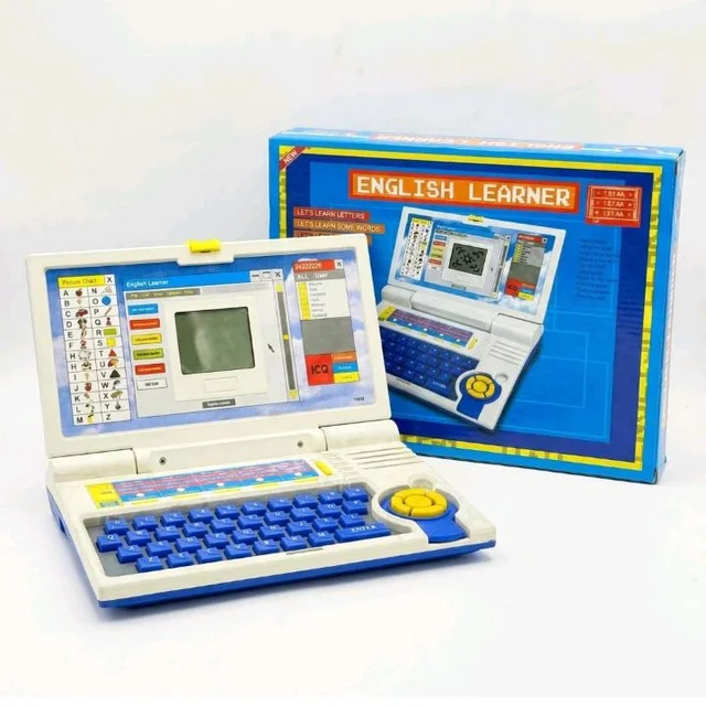 Educational Laptop Toy for Kids 3+ with LCD Screen, QWERTY Keyboard & Mouse | 20 Learning Activities for Alphabet, Words, Numbers, Music & Games | Blue and White
100+ bought in past month