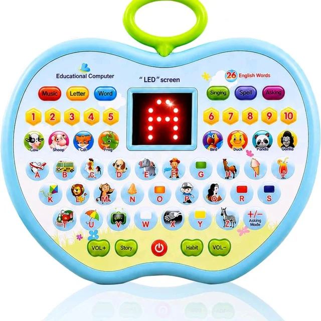 Gooyo GY-2027 Educational Learning Laptop Toy with LED Display and Musical Effects | Play & Learn with Fun | Educational Toy for Kids | Blue | 3xAA Battery (Not Included) | Gift Box Packaging
100+ bought in past month