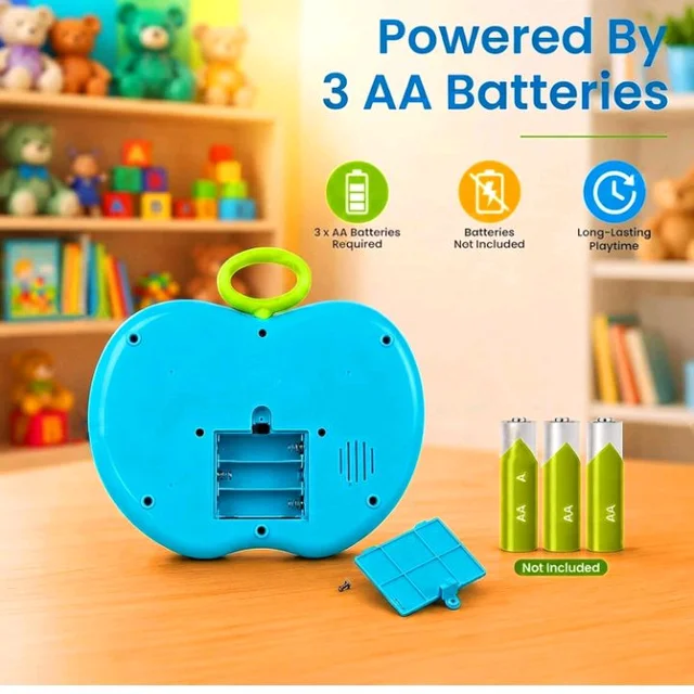 Gooyo GY-2027 Educational Learning Laptop Toy with LED Display and Musical Effects | Play & Learn with Fun | Educational Toy for Kids | Blue | 3xAA Battery (Not Included) | Gift Box Packaging
100+ bought in past month