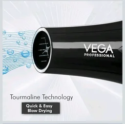 VEGA PROFESSIONAL Pro Dry 2000W Hair Dryer for Women & Men | Professional Blow Dryer with Diffuser, Nozzle, Cool Shot Button & 4 Heat & 2 Speed Settings, 16 Amp Plug, Salon Use & Home Use (VPVH