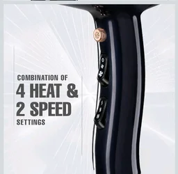 VEGA PROFESSIONAL Pro Starlite BLDC 2600W Hair Dryer for Women & Men | Professional Blow Dryer with Combination of 4 Heat & 2 Speed Modes, 16 Amp Plug Fa