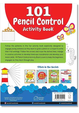 101 Pencil Control Activity Book For Kids | Tracing Practise Book | Age 2+ And Up | Writing Activities