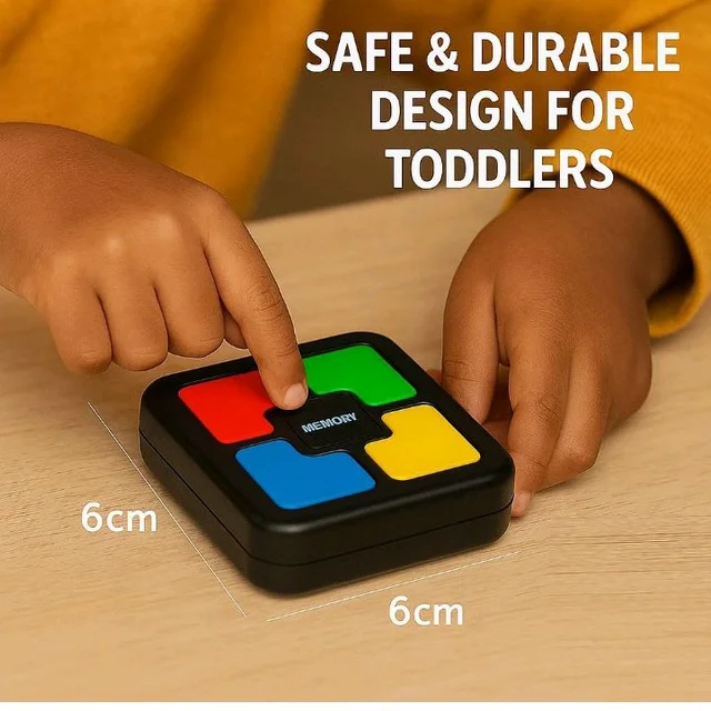 Novo Baby Electronic Memory Game with Lights & Sounds | Puzzle Game for Kids 7?10 Years | Mind & Brain Games for Kids | Kids Toys for 2?5 Years Boy & Girl | (Multi)
300+ bought in past month