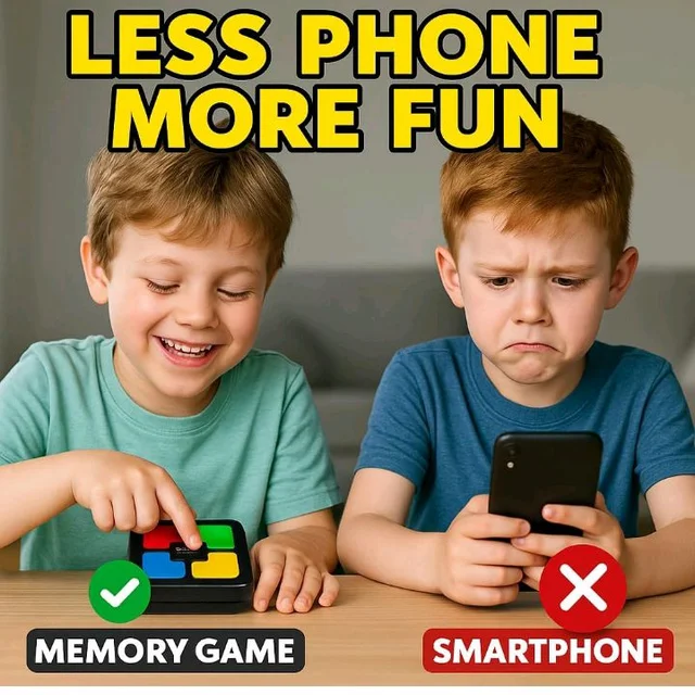 Novo Baby Electronic Memory Game with Lights & Sounds | Puzzle Game for Kids 7?10 Years | Mind & Brain Games for Kids | Kids Toys for 2?5 Years Boy & Girl | (Multi)
300+ bought in past month