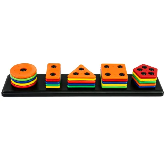 Brand: Generic
Shape Sorter Stacking Toy with 5 Geometric Shapes, Multicolour
Toddler Learning Toy, Colour Recognition, 5 Shapes Included, Sorting Board, Early Development
67%
off