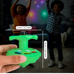 Zest 4 Toyz Spinning Top for Kids Magic Light Toy with Flashing LED Light Up and Dynamic Music Non-Toxic Toys for Boys & Girls Multicolor (Pack of 1)
200+ bought in past month
