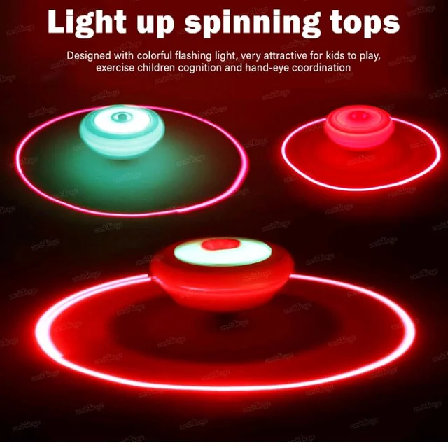 Zest 4 Toyz Spinning Top for Kids Magic Light Toy with Flashing LED Light Up and Dynamic Music Non-Toxic Toys for Boys & Girls Multicolor (Pack of 1)
200+ bought in past month