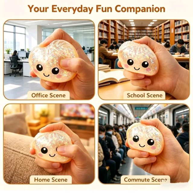 DaMpLiNg Squisy Ball | DaMpLiNg Squishy Mystery Box | Cute Big DaMpLiNg Stress Ball | Fidget Sensory Toy for Adults Anxiety Relief