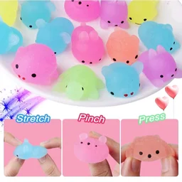 Visit the ANAB GI Store
3.2
3.2 out of 5 stars
(748)
Squishies Mochi Squishy Toys Glow in The Dark Party Favors for Kids - Mini Kawaii Squishies Mochi Animals Stress Relief Squishy Pack Squishy Cat Squishys with Storage Box 5 Squishy Set