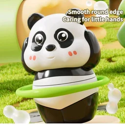 Cute Panda Action Toy Set for Kids – Wind Up Moving & Rotating Panda Toys with Skating, Spinning & Jumping Action | Interactive Play Figures | Educational Toy Gift for Boys & Girls (3PCS)