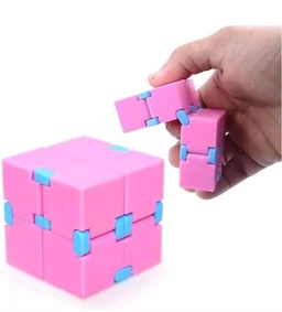 Infinity Fidget Cube for Kids & Adults | Compact Flip & Fold Stress Relief Toy for Focus and Relaxation | Pocket Fidget for Home, Office & School
