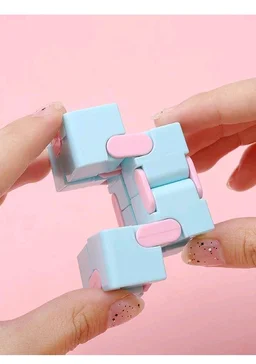 Infinity Fidget Cube for Kids & Adults | Compact Flip & Fold Stress Relief Toy for Focus and Relaxation | Pocket Fidget for Home, Office & School