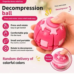 Braintastic Gear Ball with LED Light (Pack of 1)
Push-Action Interactive Rotating Toy for Kids | Sensory Activity for Boys & Girls | Fun Mechanical