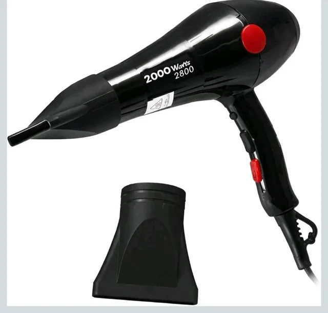 Hair Dryer 2000W Professional Hot & Cold Air with Styling Nozzle and Diffuser | Compact Lightweight Hair Dryer for Men & Women (C1)