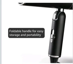 VEGA Style Pro 1600W Foldable Hair Dryer with 2X Faster Drying, 3 Heat and 2 Speed Settings, 16 Amp Plug Concentrator Nozzle & Diffuser, Hair Dryer for Men and Women, 2 Year Warranty (VHDH-34)