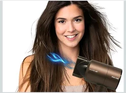 IKONIC Mini Vibe Hair Dryer 1200 Watts with 2 Speed Setting Cool Shot Overheat Protection, Compact Design, Travel Friendly,Glossy Finish Look, All Hair Type, Coffee