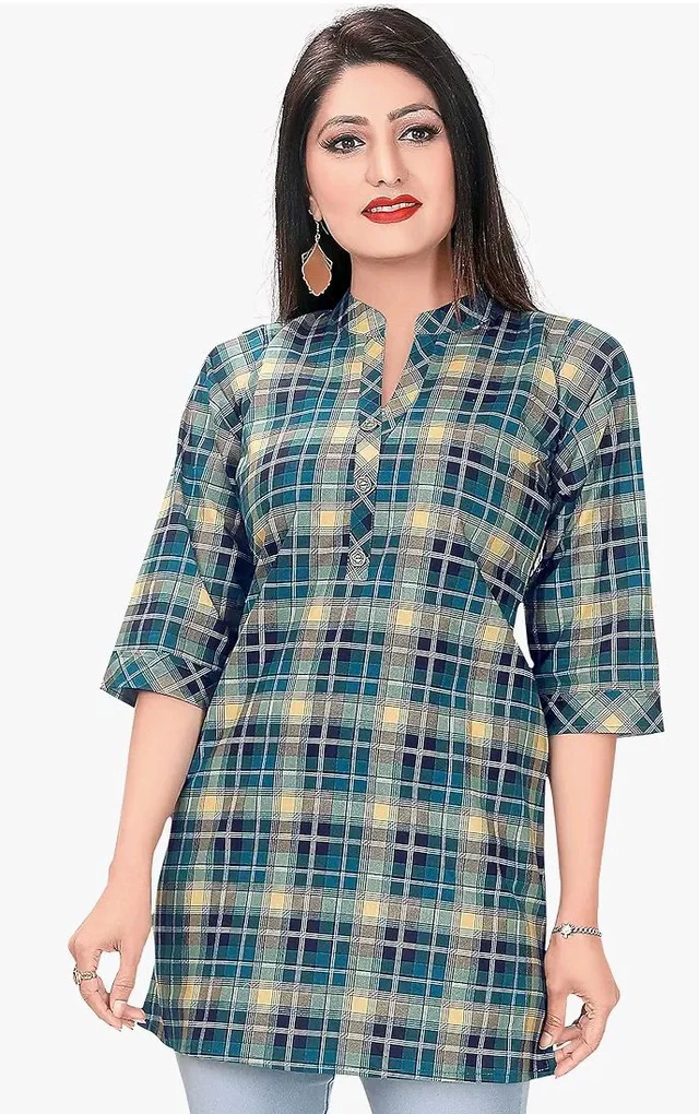 Meher Impex Women's Girls Rayon Cotton Top - L