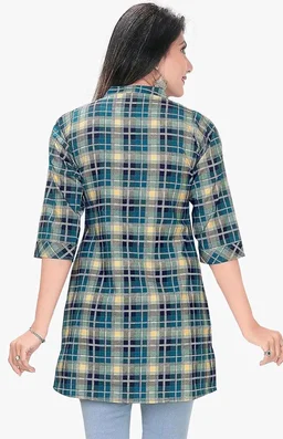 Meher Impex Women's Girls Rayon Cotton Top - L