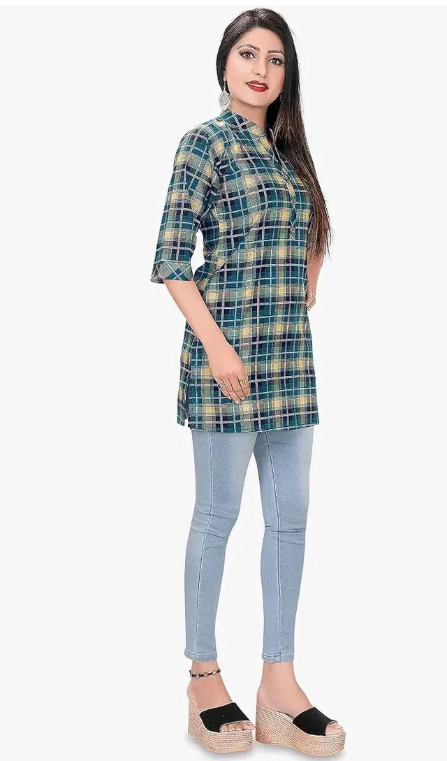 Meher Impex Women's Girls Rayon Cotton Top - L