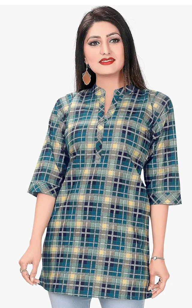 Meher Impex Women's Girls Rayon Cotton Top - L