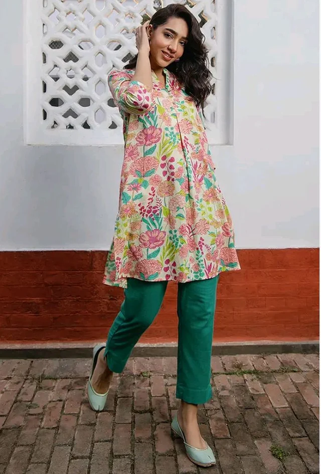 .5 out of 5 stars 2
Janasya Women's Pure Cotton Floral A-Line Tunic
- 2XL