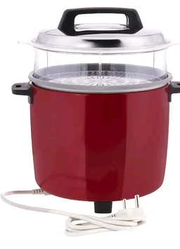 Panasonic SR-Y22FHS | 2.2 Litre Capacity or 1.25 KG Raw Rice Cooking | 750 Watts | Automatic Rice Cooker | Auto Switch Off| With Non-Stick Cooking Pan | 5 Hours Keep Warm | (Burgundy)