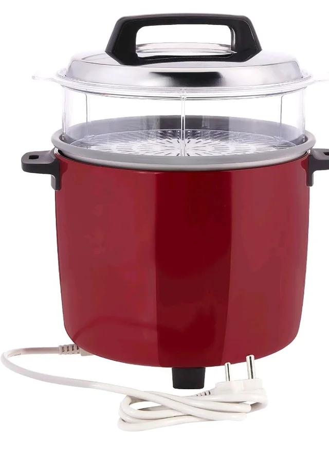 Panasonic SR-Y22FHS | 2.2 Litre Capacity or 1.25 KG Raw Rice Cooking | 750 Watts | Automatic Rice Cooker | Auto Switch Off| With Non-Stick Cooking Pan | 5 Hours Keep Warm | (Burgundy)