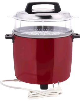 Panasonic SR-Y22FHS | 2.2 Litre Capacity or 1.25 KG Raw Rice Cooking | 750 Watts | Automatic Rice Cooker | Auto Switch Off| With Non-Stick Cooking Pan | 5 Hours Keep Warm | (Burgundy)