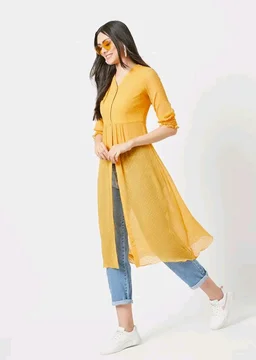 Miss Chase Women's V Neck 3/4 Sleeves Empire Maxi Top
- 3XL