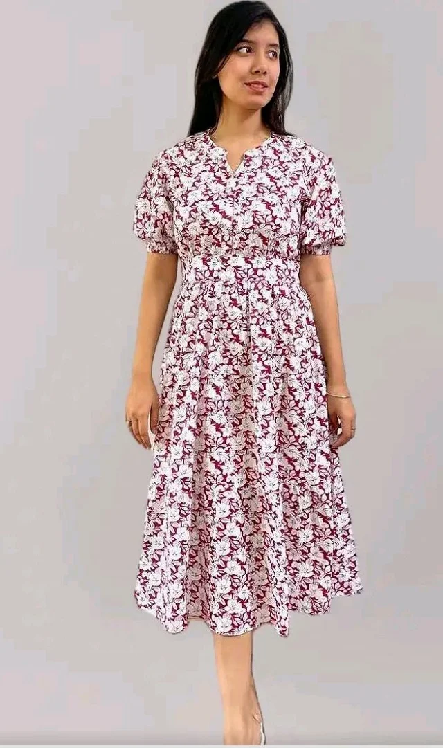 ored
Brand: Generic
Women's Floral Print Midi Dress
- M