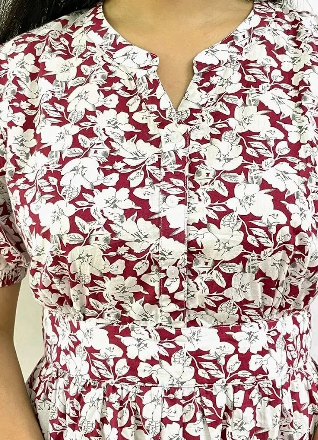 ored
Brand: Generic
Women's Floral Print Midi Dress
- M