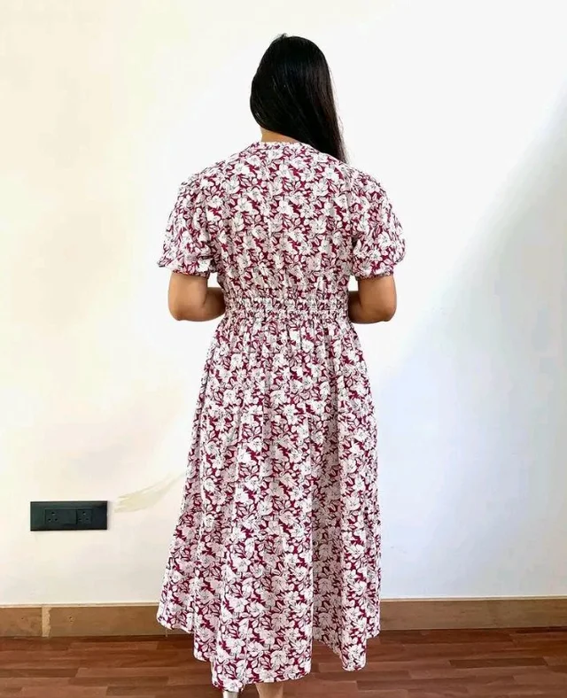 ored
Brand: Generic
Women's Floral Print Midi Dress
- M