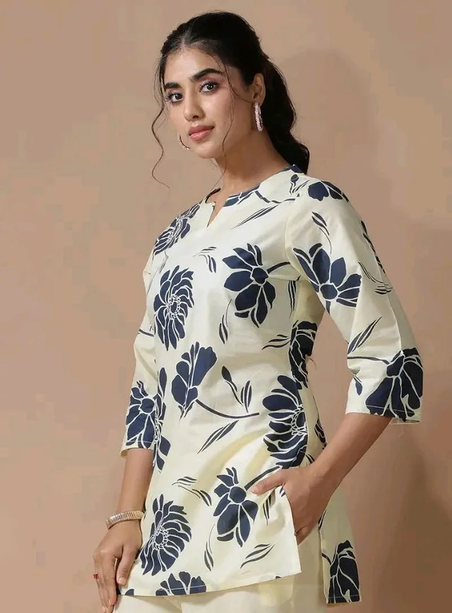 Pinkmint Women's Pure Cotton Co Ord Set l Kurta Sets for Women |Kurta Sets| Printed Kurta with Pant l Stylish Pocket & 3/4 Sleeve Women Co-ord Set (Avaiable in Plus size)
50+ bought in past month
- M