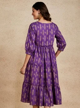 Visit the Amazon Brand - Myx Store
3.9 out of 5 stars 199
Amazon Brand - Myx Women Cotton Printed Tiered Dress (Available in Plus Sizes)
- 2XL