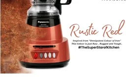Panasonic Heavy Duty Mixer Grinder For Kitchen MX-AV425 (Rustic Red) Elements Series Powerful 1500W (MMLW) 4 Jar (Three-304 Stainless Steel & 1Juicer Extractor Jar) |5 Years Motor Warranty