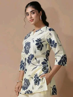 Pinkmint Women's Pure Cotton Co Ord Set l Kurta Sets for Women |Kurta Sets| Printed Kurta with Pant l Stylish Pocket & 3/4 Sleeve Women Co-ord Set (Avaiable in Plus size)
50+ bought in past month
- 3XL